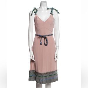PRADA ~ silk and crochet dress 2